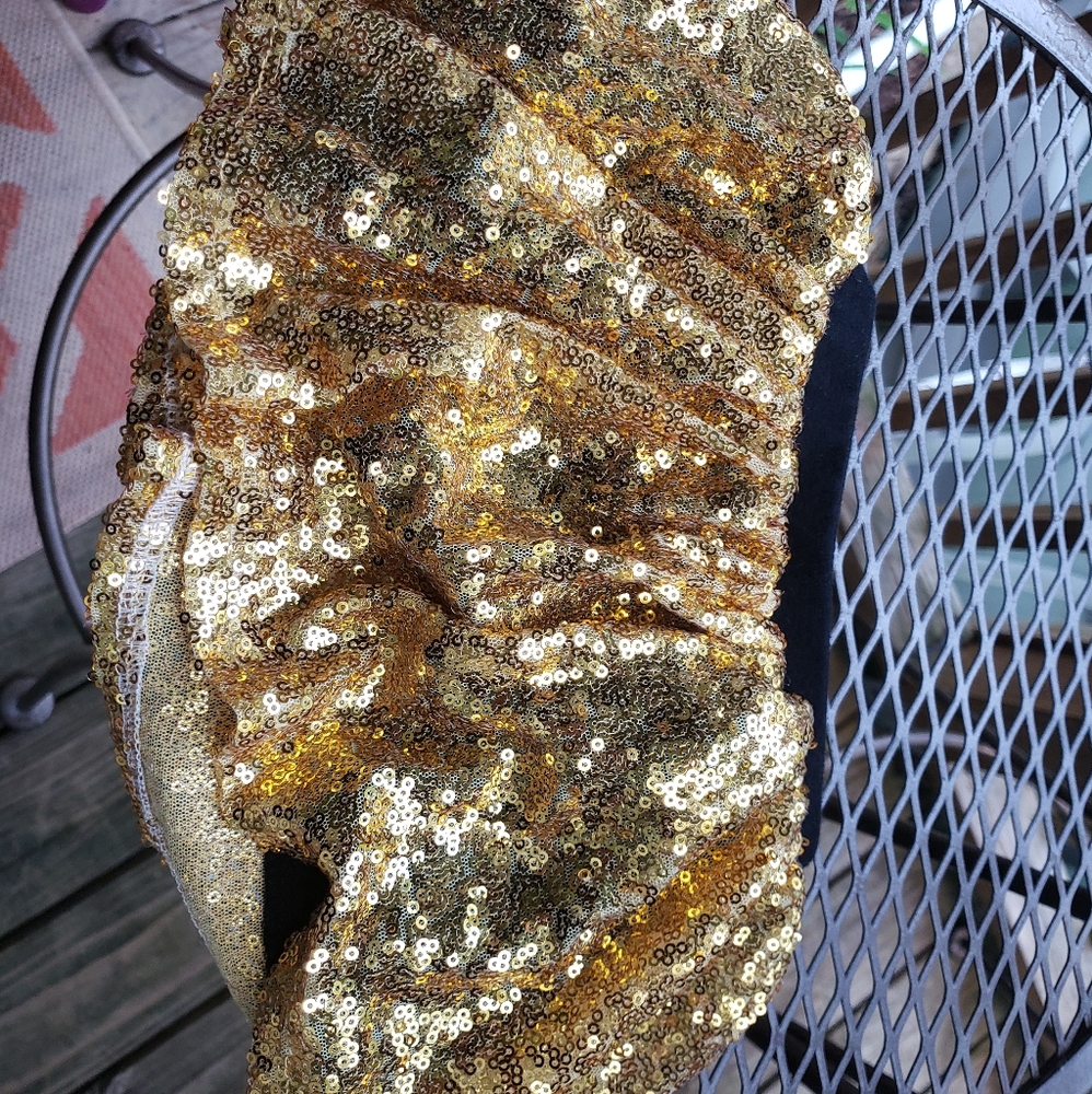 Gold dress